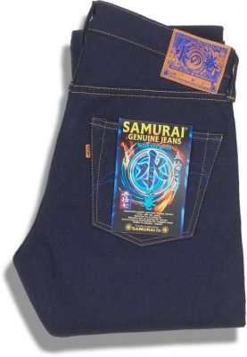 S511GXM17OZ 17OZ "THE BOOK OF FIVE RINGS-WATER" TIGHT TAPERED | DENIMIO JAPANESE PREMIUM DENIM